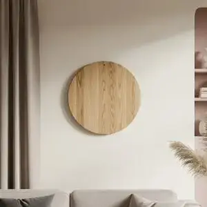 Wanddeko ‚Blume des Lebens‘ aus Holz