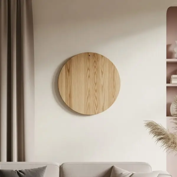 Wanddeko ‚Blume des Lebens‘ aus Holz